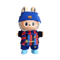 Labubu football jersey kit – Barcelona Home – Labubu outfits compatible with similar 17cm dolls